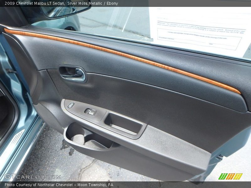 Silver Moss Metallic / Ebony 2009 Chevrolet Malibu LT Sedan