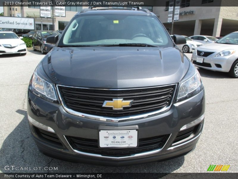 Cyber Gray Metallic / Dark Titanium/Light Titanium 2013 Chevrolet Traverse LS