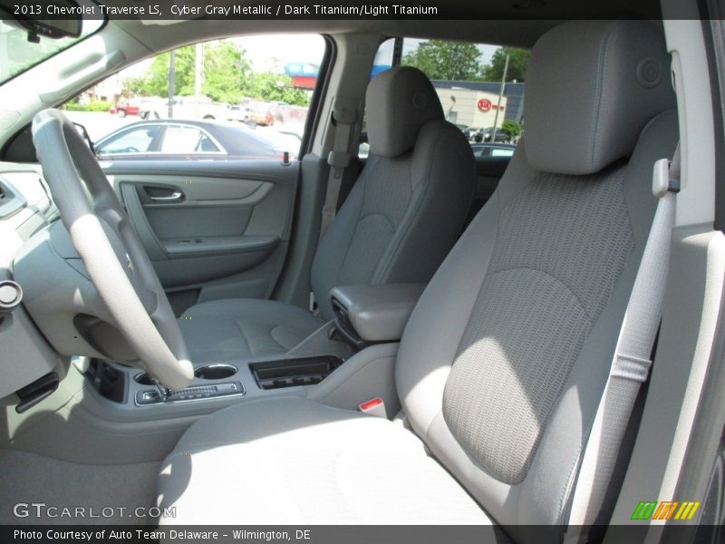 Cyber Gray Metallic / Dark Titanium/Light Titanium 2013 Chevrolet Traverse LS