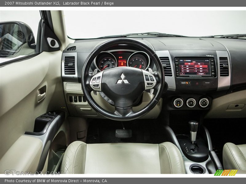 Labrador Black Pearl / Beige 2007 Mitsubishi Outlander XLS