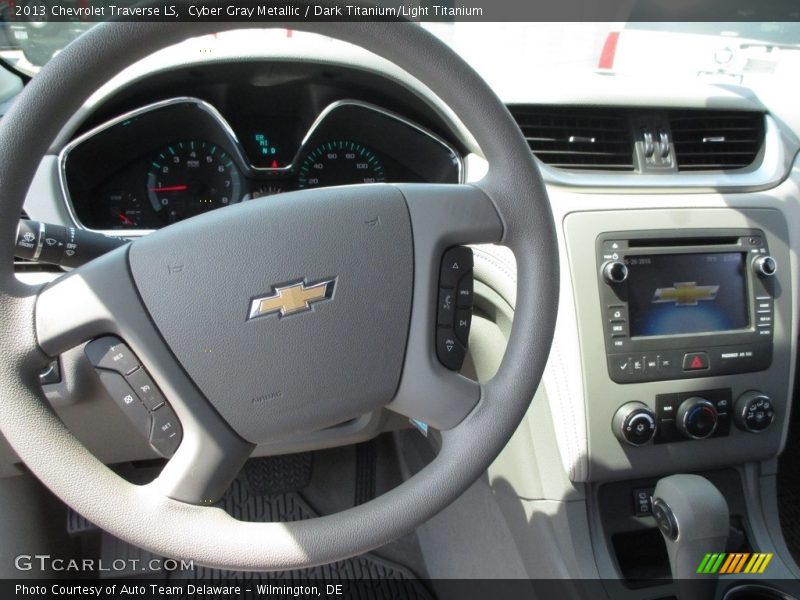 Cyber Gray Metallic / Dark Titanium/Light Titanium 2013 Chevrolet Traverse LS