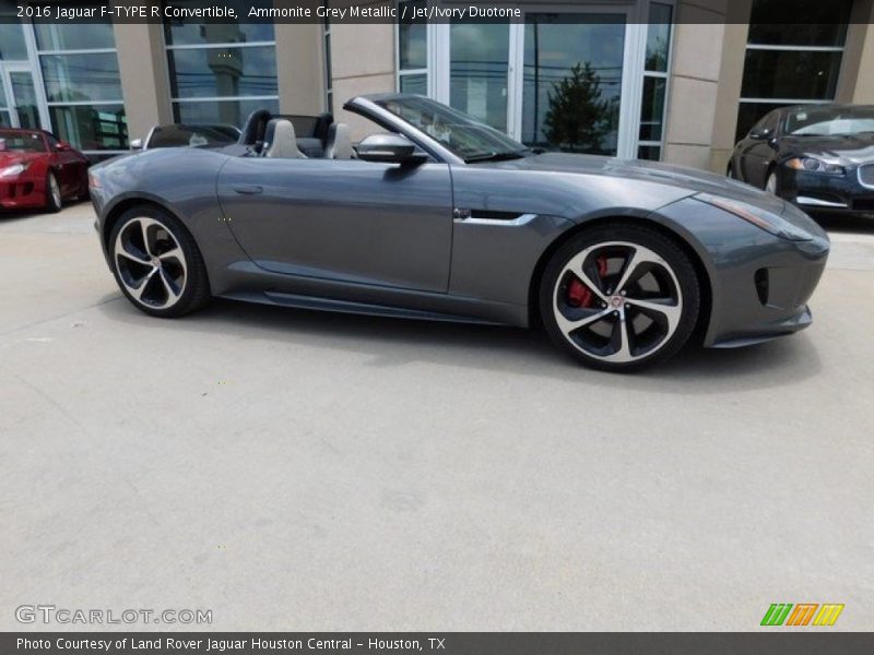 Ammonite Grey Metallic / Jet/Ivory Duotone 2016 Jaguar F-TYPE R Convertible