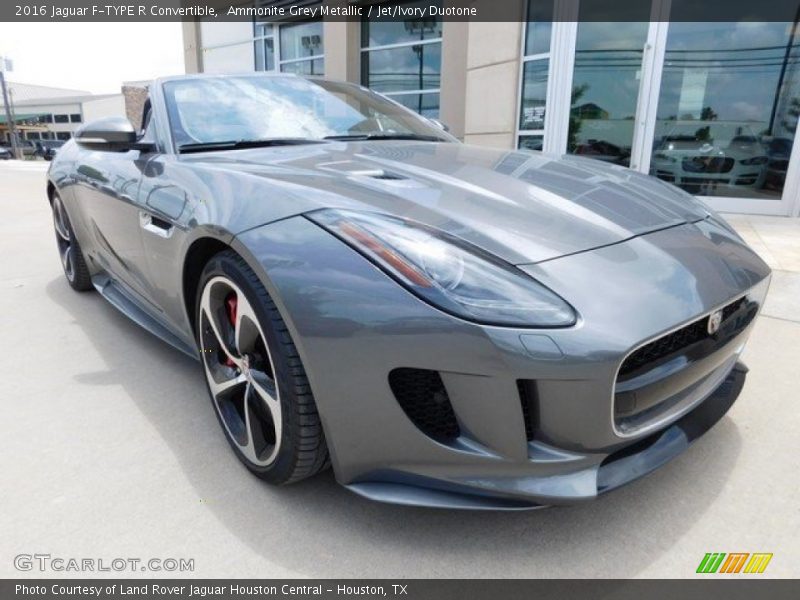 Ammonite Grey Metallic / Jet/Ivory Duotone 2016 Jaguar F-TYPE R Convertible