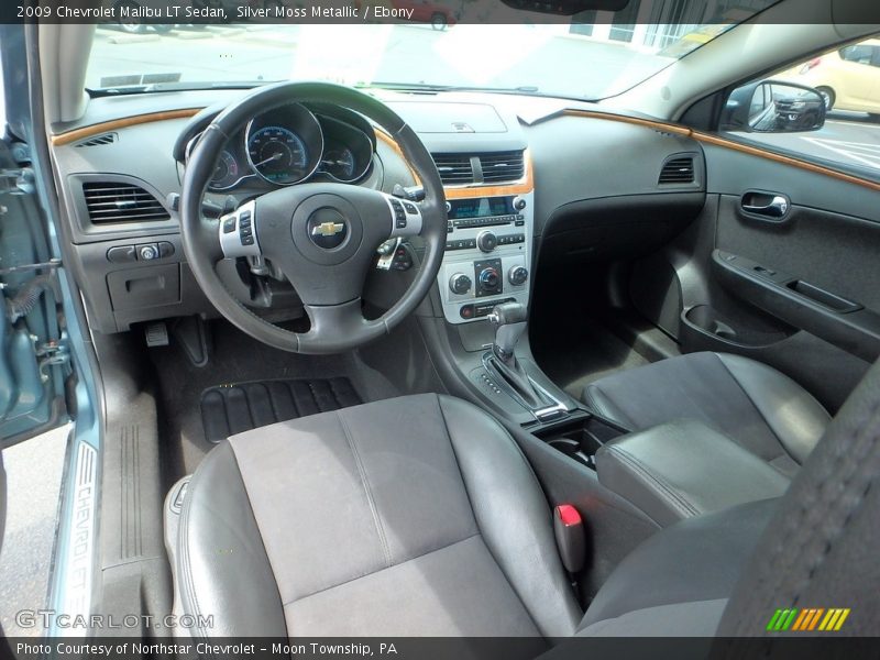 Silver Moss Metallic / Ebony 2009 Chevrolet Malibu LT Sedan