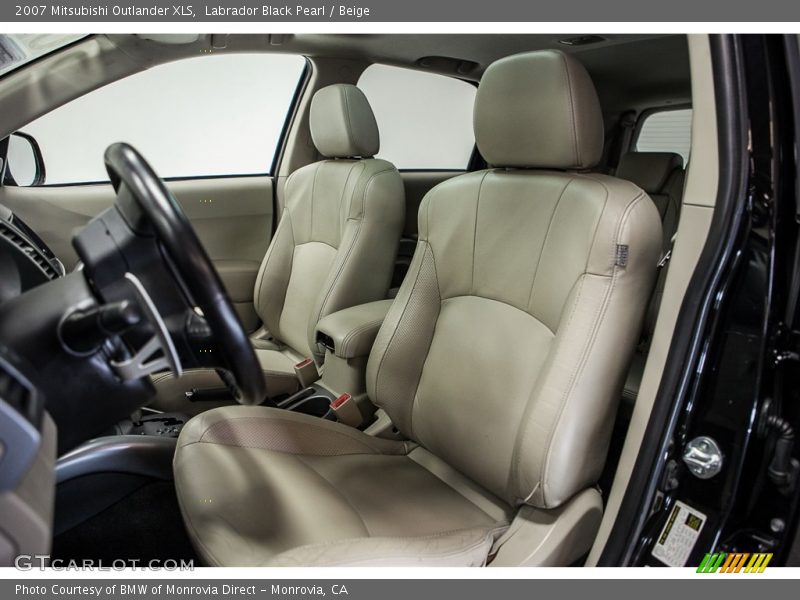 Labrador Black Pearl / Beige 2007 Mitsubishi Outlander XLS