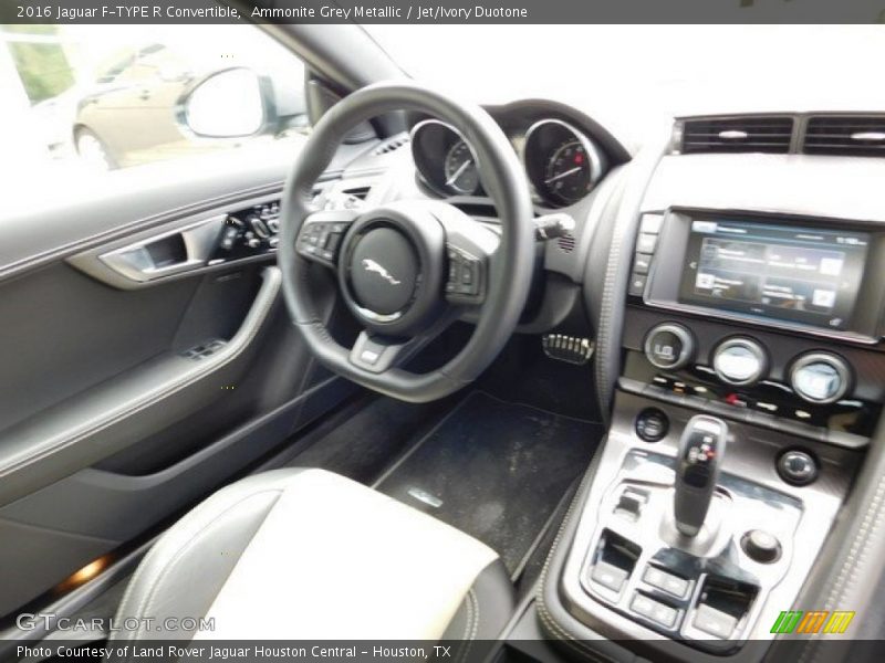 Ammonite Grey Metallic / Jet/Ivory Duotone 2016 Jaguar F-TYPE R Convertible