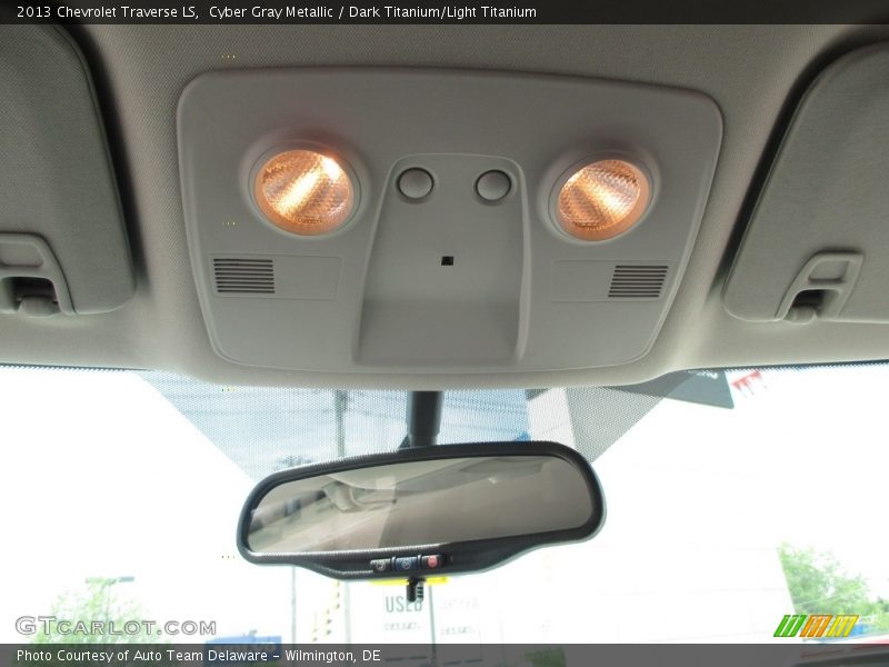 Cyber Gray Metallic / Dark Titanium/Light Titanium 2013 Chevrolet Traverse LS