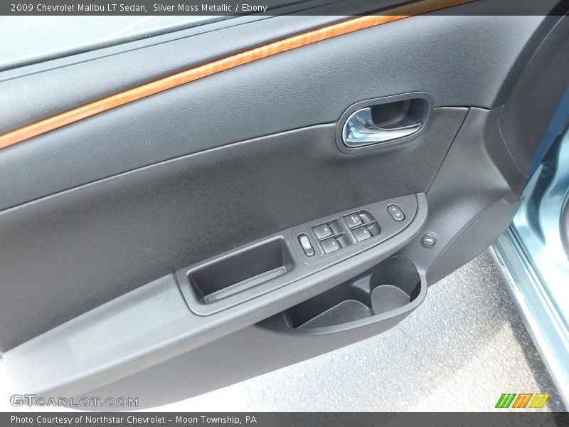 Silver Moss Metallic / Ebony 2009 Chevrolet Malibu LT Sedan