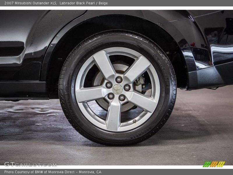 Labrador Black Pearl / Beige 2007 Mitsubishi Outlander XLS