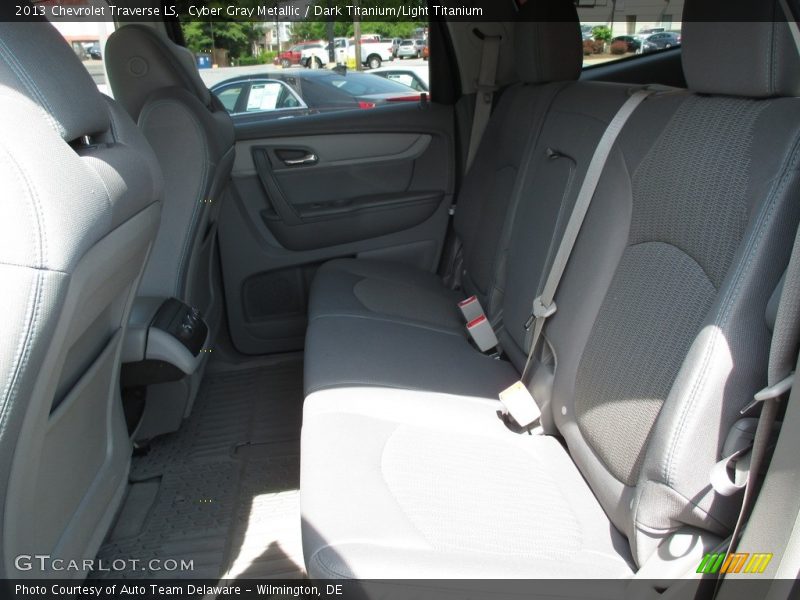 Cyber Gray Metallic / Dark Titanium/Light Titanium 2013 Chevrolet Traverse LS