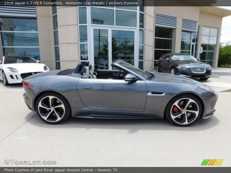 Ammonite Grey Metallic / Jet/Ivory Duotone 2016 Jaguar F-TYPE R Convertible