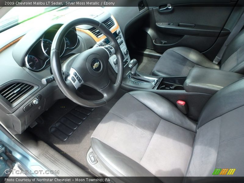 Silver Moss Metallic / Ebony 2009 Chevrolet Malibu LT Sedan