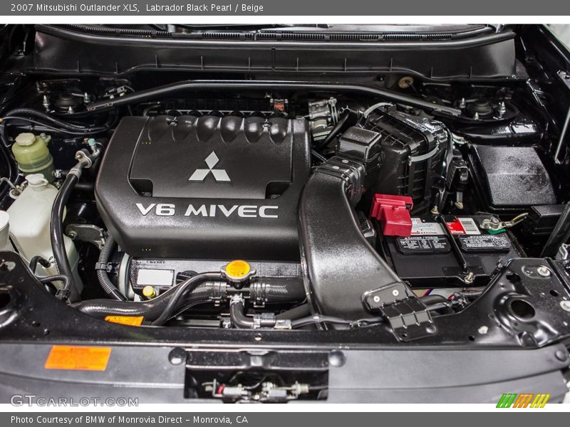 Labrador Black Pearl / Beige 2007 Mitsubishi Outlander XLS
