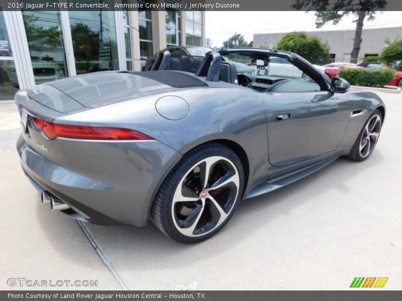 Ammonite Grey Metallic / Jet/Ivory Duotone 2016 Jaguar F-TYPE R Convertible