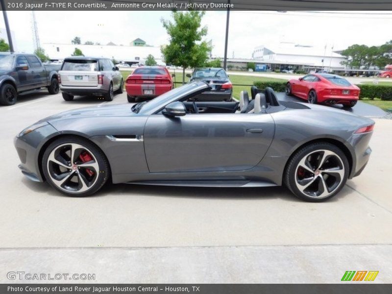 Ammonite Grey Metallic / Jet/Ivory Duotone 2016 Jaguar F-TYPE R Convertible