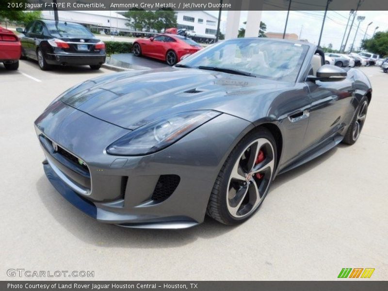 Ammonite Grey Metallic / Jet/Ivory Duotone 2016 Jaguar F-TYPE R Convertible
