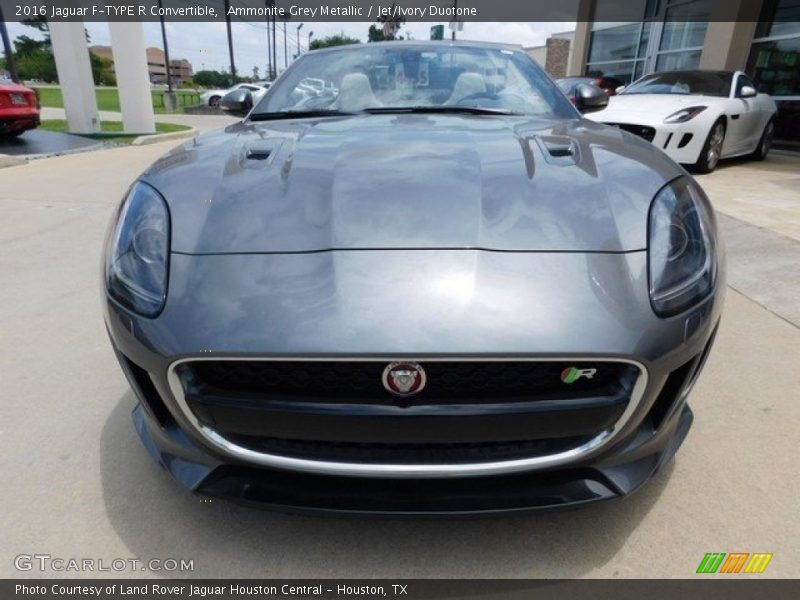 Ammonite Grey Metallic / Jet/Ivory Duotone 2016 Jaguar F-TYPE R Convertible