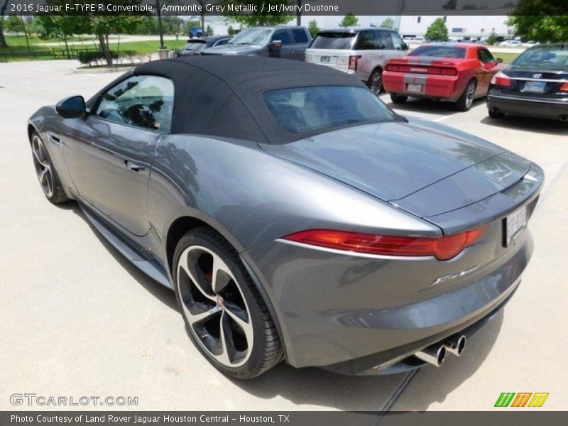 Ammonite Grey Metallic / Jet/Ivory Duotone 2016 Jaguar F-TYPE R Convertible