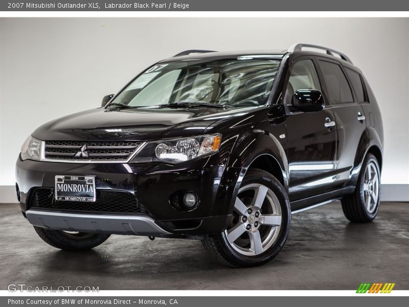 Labrador Black Pearl / Beige 2007 Mitsubishi Outlander XLS