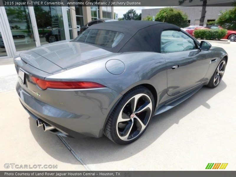 Ammonite Grey Metallic / Jet/Ivory Duotone 2016 Jaguar F-TYPE R Convertible