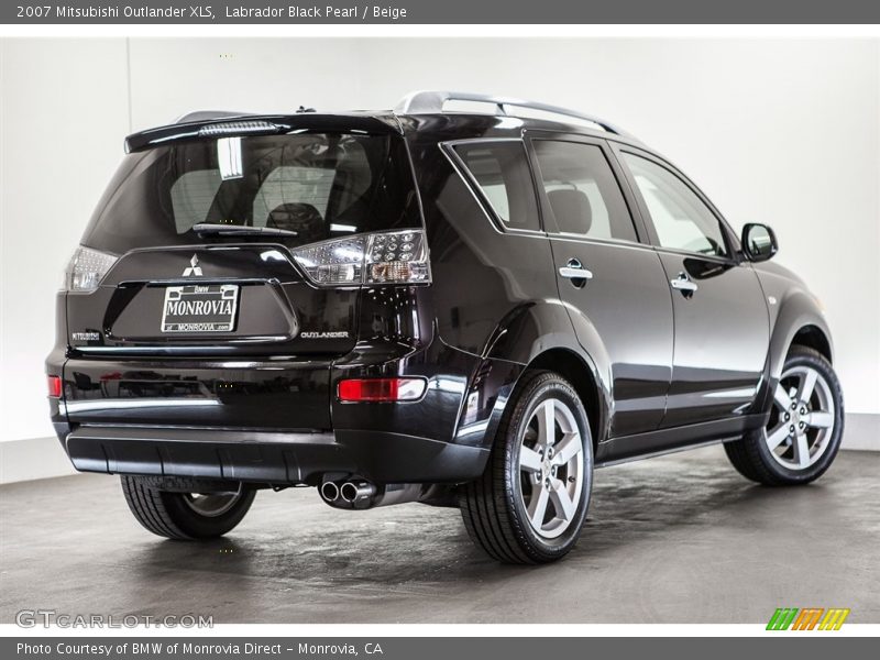 Labrador Black Pearl / Beige 2007 Mitsubishi Outlander XLS