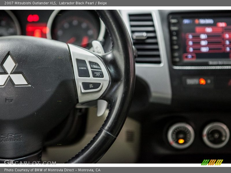 Labrador Black Pearl / Beige 2007 Mitsubishi Outlander XLS