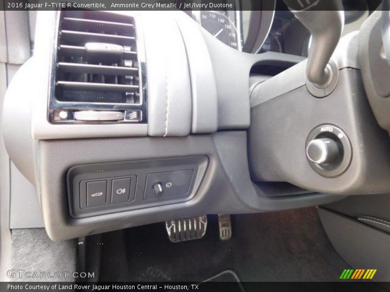 Ammonite Grey Metallic / Jet/Ivory Duotone 2016 Jaguar F-TYPE R Convertible