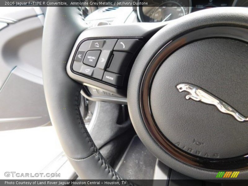 Ammonite Grey Metallic / Jet/Ivory Duotone 2016 Jaguar F-TYPE R Convertible