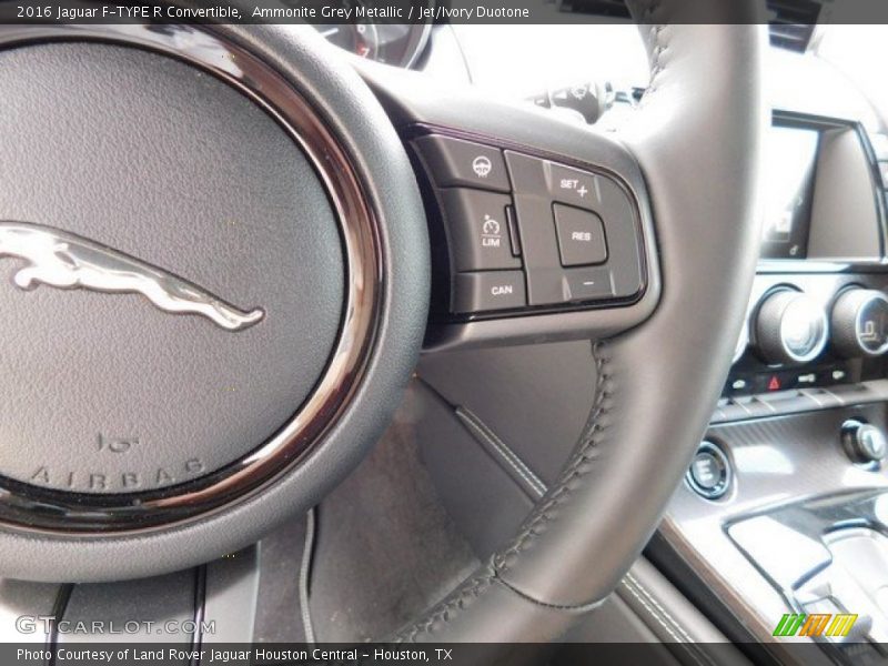 Ammonite Grey Metallic / Jet/Ivory Duotone 2016 Jaguar F-TYPE R Convertible