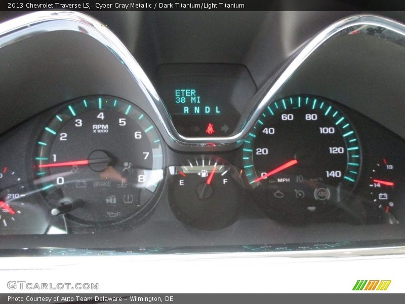 Cyber Gray Metallic / Dark Titanium/Light Titanium 2013 Chevrolet Traverse LS