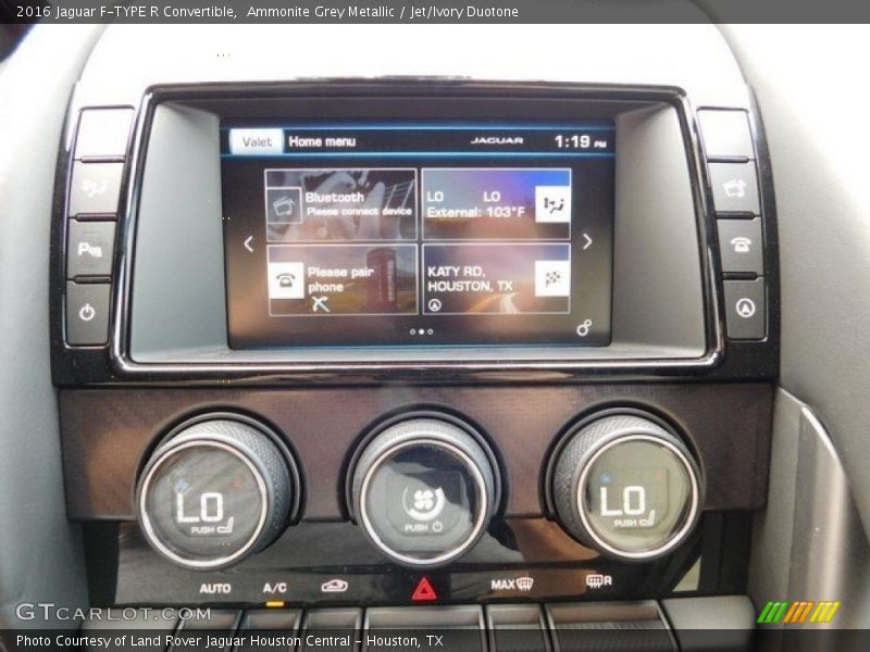 Ammonite Grey Metallic / Jet/Ivory Duotone 2016 Jaguar F-TYPE R Convertible