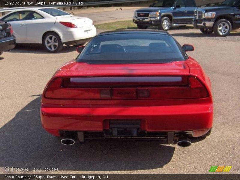 Formula Red / Black 1992 Acura NSX Coupe