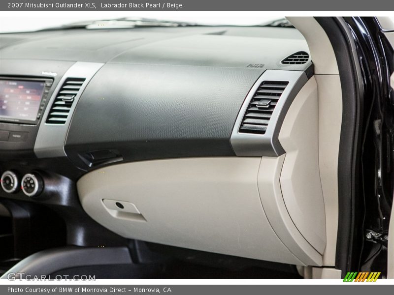 Labrador Black Pearl / Beige 2007 Mitsubishi Outlander XLS
