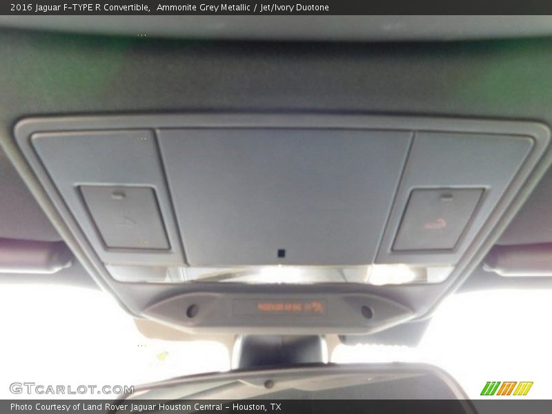 Ammonite Grey Metallic / Jet/Ivory Duotone 2016 Jaguar F-TYPE R Convertible