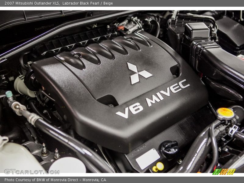 Labrador Black Pearl / Beige 2007 Mitsubishi Outlander XLS