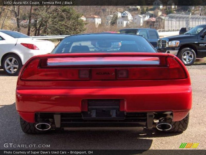 Formula Red / Black 1992 Acura NSX Coupe