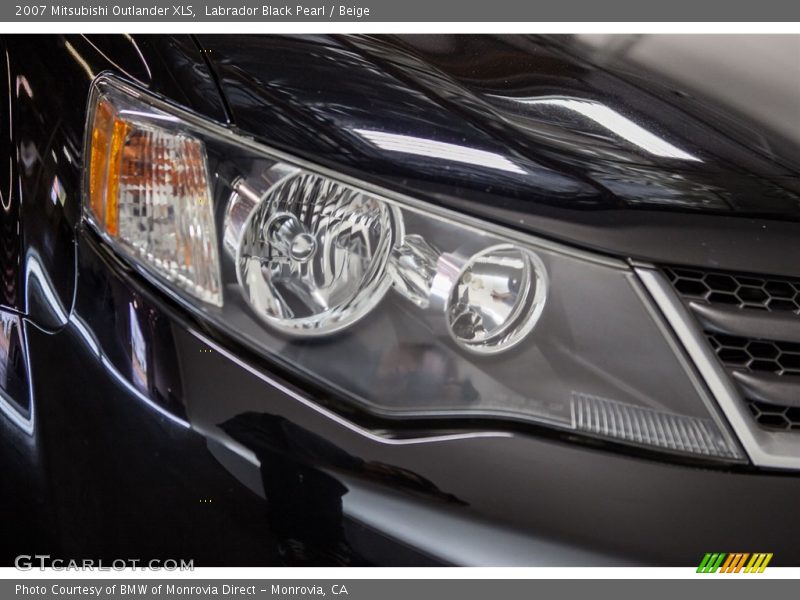 Labrador Black Pearl / Beige 2007 Mitsubishi Outlander XLS
