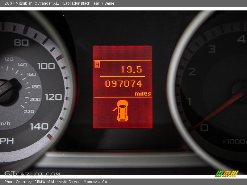 Labrador Black Pearl / Beige 2007 Mitsubishi Outlander XLS