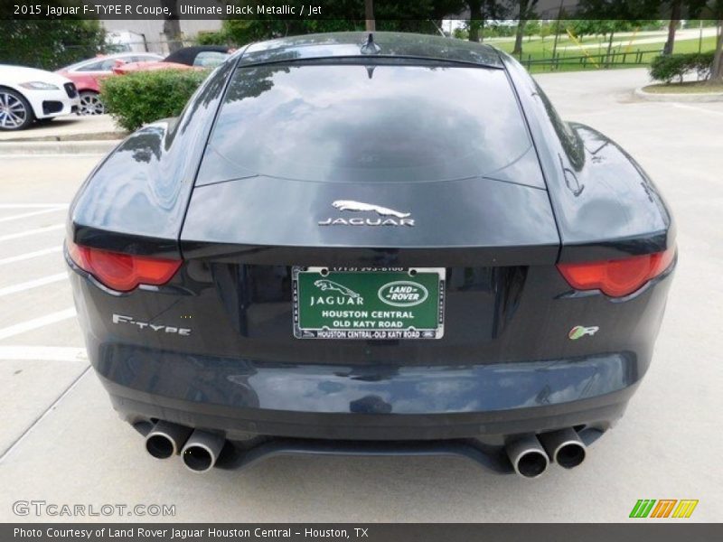 Ultimate Black Metallic / Jet 2015 Jaguar F-TYPE R Coupe