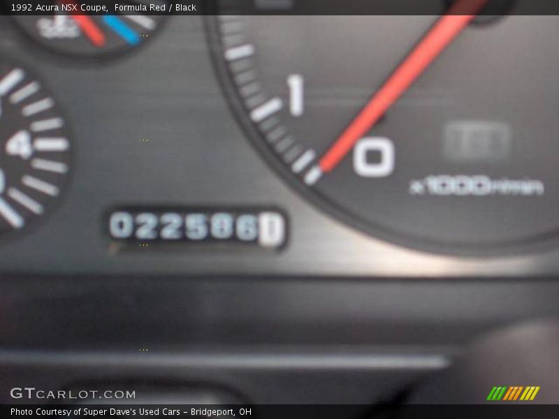 Formula Red / Black 1992 Acura NSX Coupe