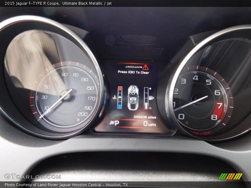 Ultimate Black Metallic / Jet 2015 Jaguar F-TYPE R Coupe