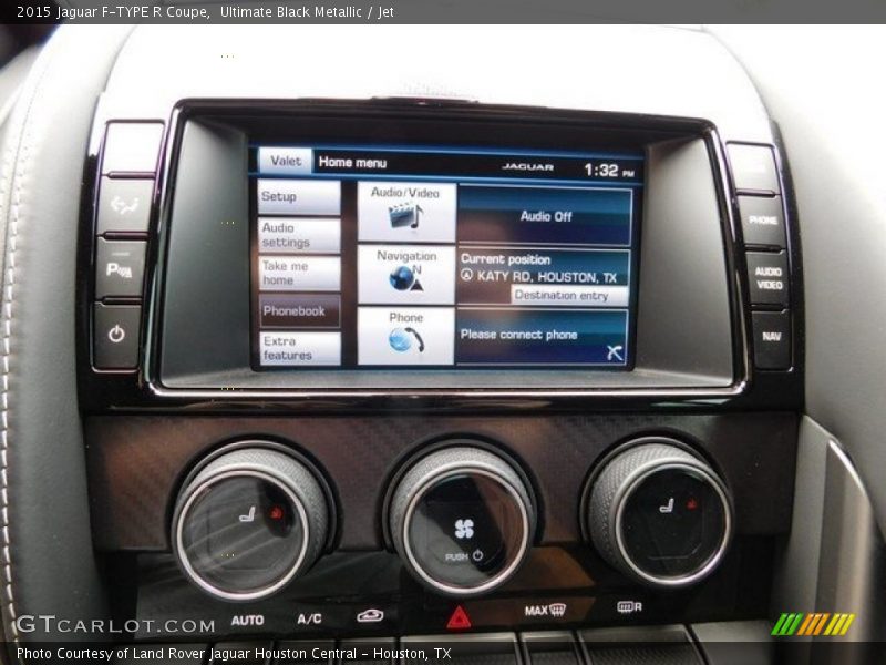 Ultimate Black Metallic / Jet 2015 Jaguar F-TYPE R Coupe