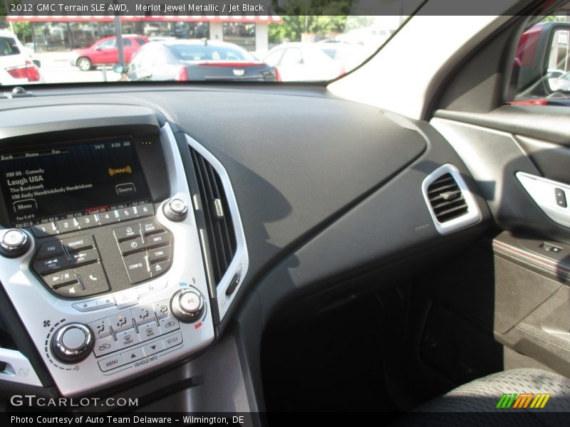 Merlot Jewel Metallic / Jet Black 2012 GMC Terrain SLE AWD