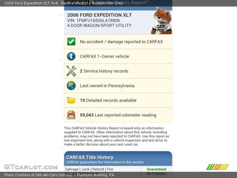 Redfire Metallic / Medium Flint Grey 2006 Ford Expedition XLT 4x4