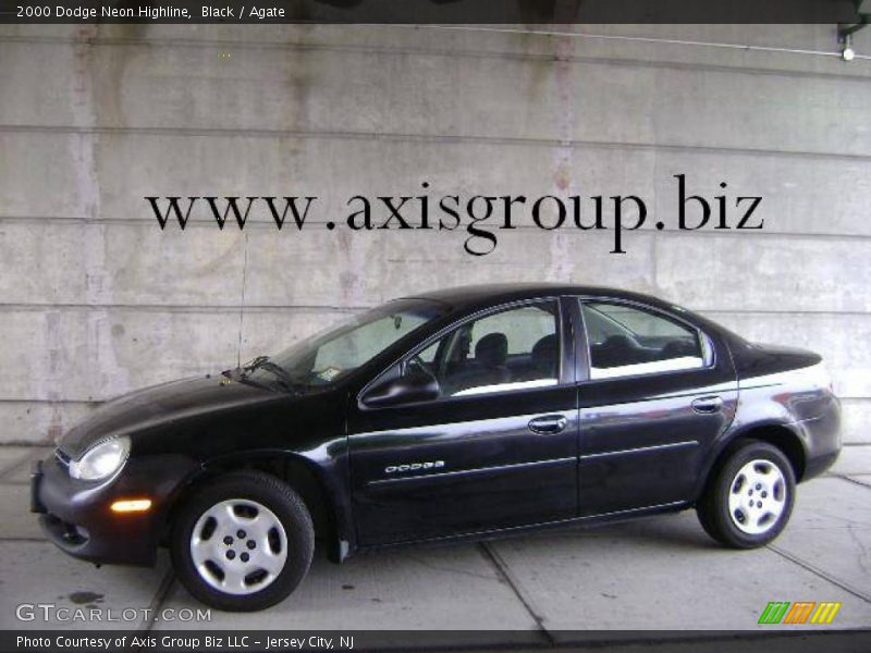 Black / Agate 2000 Dodge Neon Highline