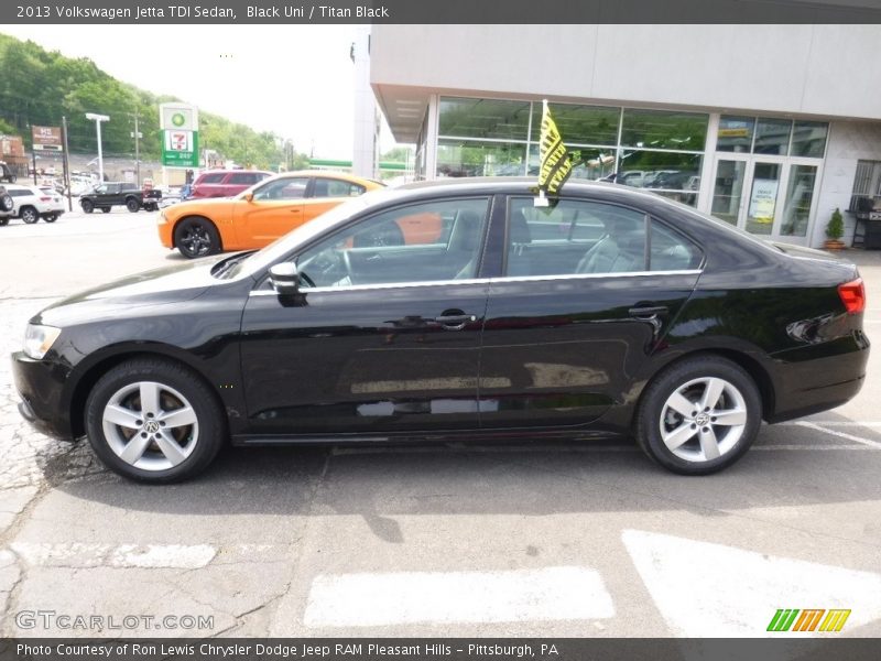 Black Uni / Titan Black 2013 Volkswagen Jetta TDI Sedan