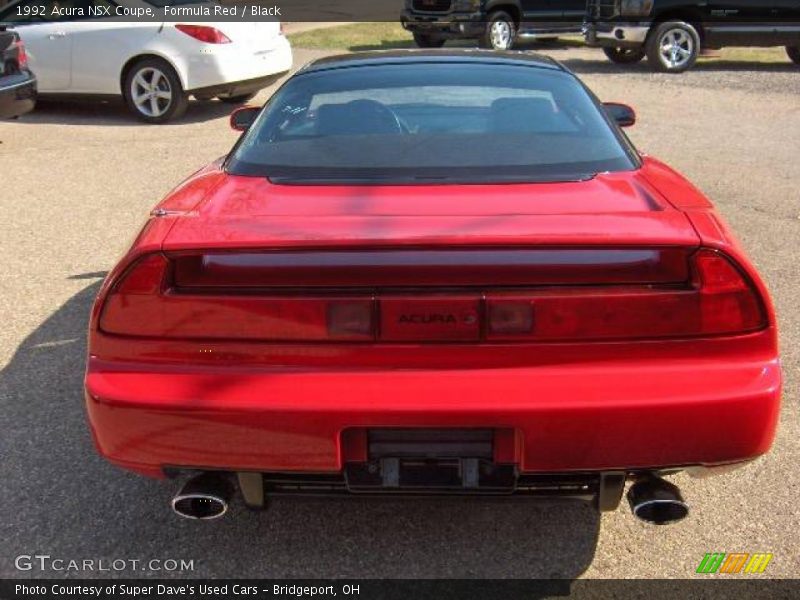 Formula Red / Black 1992 Acura NSX Coupe