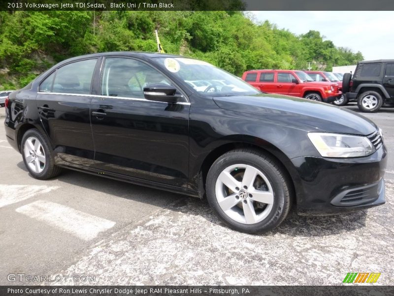 Black Uni / Titan Black 2013 Volkswagen Jetta TDI Sedan