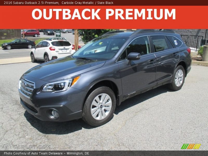 Carbide Gray Metallic / Slate Black 2016 Subaru Outback 2.5i Premium