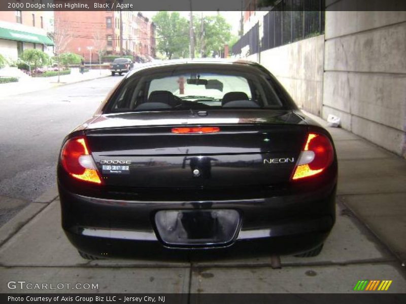 Black / Agate 2000 Dodge Neon Highline